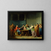 Bérénice reprochando a Ptolomeo - Jean-Joseph Taillasson — cuadro enmarcado en la pared