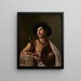 A Bichari Warrior - Jean-Léon Gérôme — framed artwork on a wall