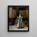 a Sultan in prayer - Jean-Léon Gérôme — framed artwork on a wall