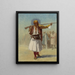 Oficial Arnaut - Jean-Léon Gérôme — cuadro enmarcado en la pared