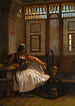 Arnaut en reposo - Jean-Léon Gérôme — cuadro enmarcado en la pared