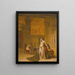 Cleopatra y César - Jean-Léon Gérôme — cuadro enmarcado en la pared