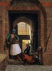 Cuerpo de guardia de arnautes en El Cairo - Jean-Léon Gérôme — vista de la obra