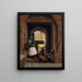 Cuerpo de guardia de arnautes en El Cairo - Jean-Léon Gérôme — cuadro enmarcado en la pared