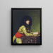 de la niña egipcia - Jean-Léon Gérôme — cuadro enmarcado en la pared