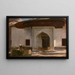 Fontaine at the entrance of a monument probably in Egypt - Jean-Léon Gérôme — framed artwork on a wall