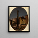 The Forum at Night - Jean-Léon Gérôme — framed artwork on a wall