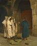 Un viejo judío con tres árabes - Jean-Léon Gérôme — vista de la obra