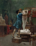 Pygmalion y Galatea (boceto al óleo) - Jean - Léon Gérôme — vista de la obra