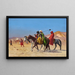 Cavaliers traversant le désert - Jean-Léon Gérôme — framed artwork on a wall