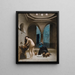 Study for a Turkish Woman at the Bath - Jean-Léon Gérôme — framed artwork on a wall
