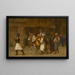 La Procesión de los Ancianos - Jean-Léon Gérôme — cuadro enmarcado en la pared