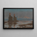 El Nilo en crecida, Tebas - Jean-Léon Gérôme — cuadro enmarcado en la pared