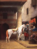 El bazar de la silla del Cairo - Jean-Léon Gérôme — vista de la obra