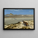 Tiger in Observation - Jean-Léon Gérôme — framed artwork on a wall