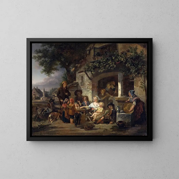 Le Sommet - Jean-Louis Demarne — framed artwork on a wall