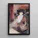 en el vestíbulo del teatro - Jean-Louis Forain — cuadro enmarcado en la pared