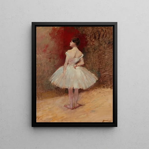 Bailarina de pie - Jean-Louis Forain — cuadro enmarcado en la pared