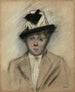 Mujer con sombrero - Jean-Louis Forain — vista de la obra