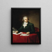 Portrait painting of Jules - François Par at the presidency of the tribunal of the 4th arrondissement, Minister of the Interior from 1793 to 1794 - Jean-Louis Laneuville — framed artwork on a wall
