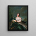 Madame de Flesselles - Jean-Marc Nattier — cuadro enmarcado en la pared