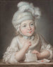Portrait of a Child at the Card Castle - Jean-Martial Frédou — artwork view