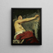 para el estudio de la figura central del techo del palacio de la Legión de Honor - Jean-Paul Laurens — cuadro enmarcado en la pared