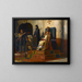 The Judgment of Pope Formosus - Jean-Paul Laurens — framed artwork on a wall