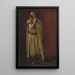 Estudio de Merovingio historia de Hilpéric - Jean-Paul Laurens — cuadro enmarcado en la pared