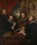 Cuatro filósofos - Jean-Pierre Tassaert — vista de la obra