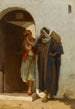 Un regalo - Jean-Raymond-Hippolyte Lazerges — cuadro enmarcado en la pared