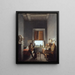 Lon Pallière 1787-1820 in his room at the Villa Médicis in Rome - Jean Alaux — framed artwork on a wall