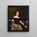 Madame Jacques-Louis Leblanc Françoise Poncelle - Jean-Auguste-Dominique Ingres — cuadro enmarcado en la pared