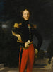 Portrait of Prince Ferdinand-Philippe, Duke of Orléans, in front of the garden of the Château de Saint-Cloud - Jean-Auguste-Dominique Ingres — artwork view