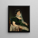 Portrait of the Countess of Tournon - Jean-Auguste-Dominique Ingres — framed artwork on a wall