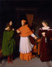 Los compromisos de Rafael y de la sobrina del cardenal Bibbiena - Jean-Auguste-Dominique Ingres — vista de la obra