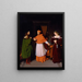 Los compromisos de Rafael y de la sobrina del cardenal Bibbiena - Jean-Auguste-Dominique Ingres — cuadro enmarcado en la pared