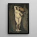 La Fuente - Jean-Auguste-Dominique Ingres — cuadro enmarcado en la pared