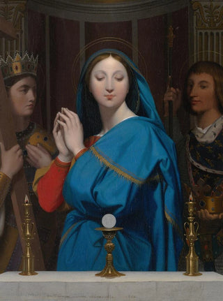 Jean Auguste Dominique Ingres - The Virgin Adoring the Host.webp
