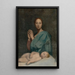 The Virgin with the Sleeping Child Jesus - Jean-Auguste-Dominique Ingres — framed artwork on a wall