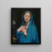Virgin of Adoption - Jean-Auguste-Dominique Ingres — framed artwork on a wall