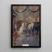 the Funeral of President Félix Faure at Notre-Dame on February 23, 1899 - Jean Baptiste Edmond Allouard — framed artwork on a wall