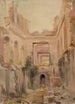 Ruinas del castillo de Saint-Cloud, el vestíbulo - Jean Baptiste Edmond Allouard — vista de la obra