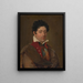 Retrato de un joven - Jean Baptiste Joseph Wicar — cuadro enmarcado en la pared