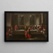 Danza en el harén - Jean-Baptiste Vanmour — cuadro enmarcado en la pared