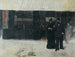 Pareja frente a una joyería - Jean Béraud — vista de la obra