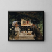 Dinner at the Ambassadors - Jean Béraud — framed artwork on a wall