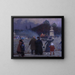 German flag at the Invalides - Jean Béraud — framed artwork on a wall