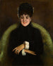 Elegant Emerald Painting - Jean Braud — artwork view