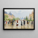 Entre le Petit et le Grand Palais, avenue Alexandre-III - Jean Béraud — framed artwork on a wall